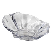 Imagem de CENTRO DE MESA EM VIDRO TRANSPARENTE 10X35X26 CM - GRILLO 59409 - Grillo Ltda