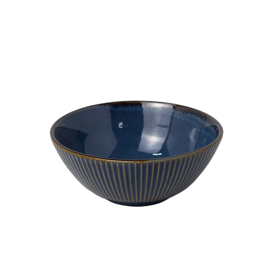 Imagem BOWL DE CERÂMICA AZUL LINEAR 16X16X7 CM