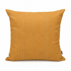 Imagem de ALMOFADA CAMURÇA COM PESPONTO CARAMELO 60X60CM EM POLIÉSTER  - B H Turqueto Decoracoes Me