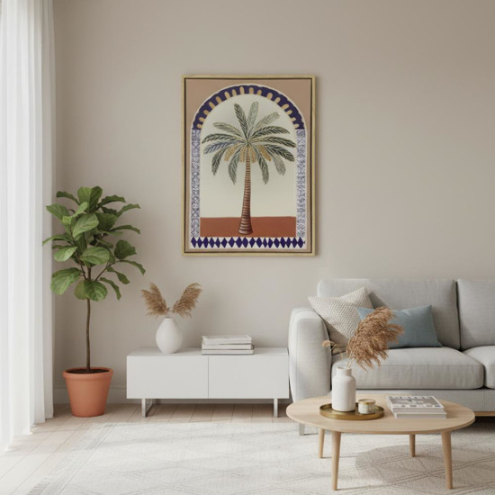 Imagem QUADRO MDF CARNAUBA D1 30X40CM