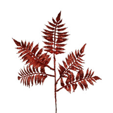 Imagem de BUQUE SAMAMBAIA GLITTER VERMELHO - Grillo Ltda