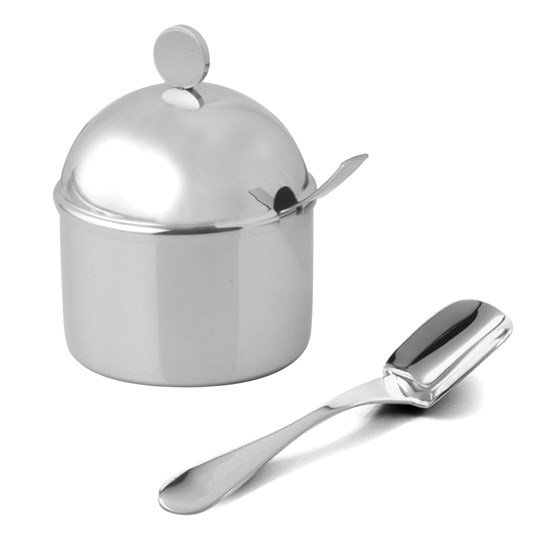 Imagem AÇUCAREIRO RAVENA AÇO INOX COM COLHER RIVA