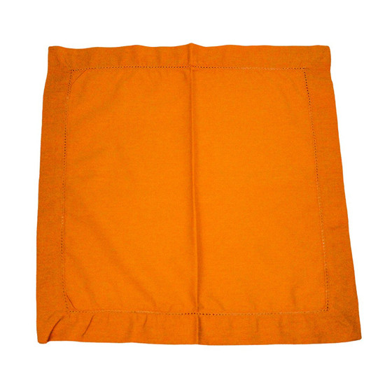 Imagem GUARDANAPO DE TECIDO 40X40CM COR PERCAL LARANJA