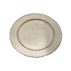 Imagem de CJ 6 SOUSPLATS PATINADO DE PLASTICO OPALA BRANCO 25CM X 25CM LYOR - Coliseu Presentes Ltda