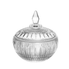 Imagem de POTICHE DECORATIVA CRISTAL DE CHUMBO QUEEN 11X12CM WOLFF - Rojemac Impotacao E Exportacao Ltda