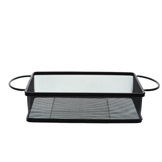 Imagem CESTA RETANGULAR PARA ALIMENTOS EM AÇO INOX L21XP11XA6CM - DYNASTY 