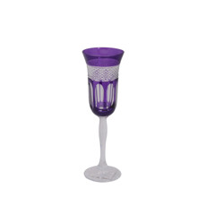 Imagem de TAÇA LAPIDADA 150ML VIOLETA  - Ribeiro E Pavani Com Imp Exp
