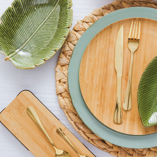 Imagem LUGAR AMERICANO DE FIBRA NATURAL BEGE 37,5CM 