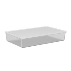 Imagem de POTE BASIC 2,6LRETANGULAR EM PLÁSTICO COR BRANCO - COZA  - Brinox Metalurgica Sa