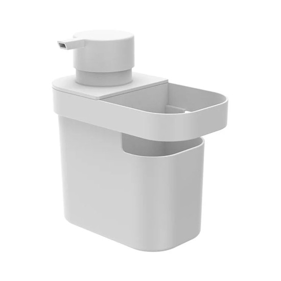Imagem DISPENSER PARA DETERGENTE E ORGANIZADOR DE PIA BRANCO 650ML LINHA TRIUM - OU