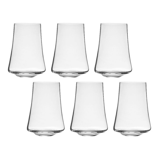 Imagem JOGO COM 6 COPOS DE CRISTAL PARA ÁGUA 400 ML LINHA XTRA BOHEMIA