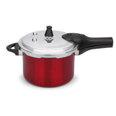 Imagem de PANELA DE PRESSÃO PRESSURE 4,2L VERMELHA BRINOX - Brinox Metalurgica Sa