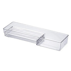 Imagem de ORGANIZADOR ACRÍLICO DIAMOND PARA FACAS 42X13X6 CM CRISTAL - PARAMOUNT  - Paramount Ind E Com De Plast Ltda