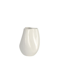 Imagem de VASO P TRI WINDING OFF-WHITE EM CERÂMICA 12X12X23CM - KAZA DECOR  - Kaza Decor Comercial Ltda