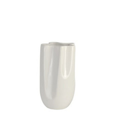 Imagem de VASO M WINDING OFF-WHITE EM CERÂMICA 16X16X28CM - KAZA DECOR  - Kaza Decor Comercial Ltda