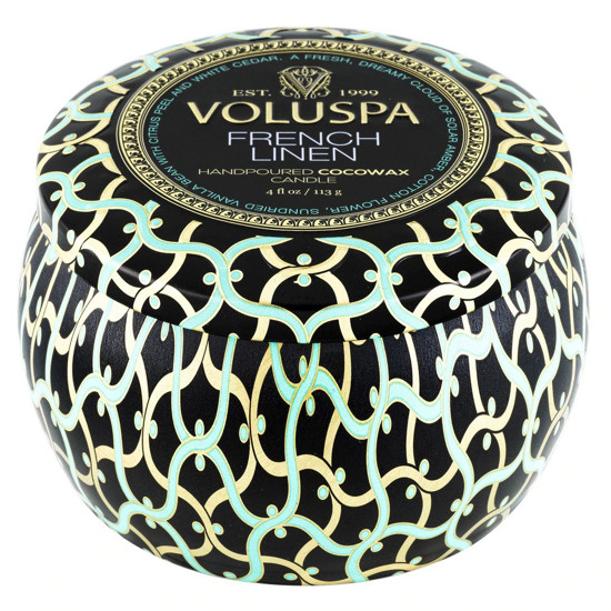 Imagem MINI VELA VOLUSPA LATA 25H FRENCH LINEN