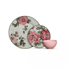 Imagem de APARELHO DE JANTAR PEONIA 12 PEÇAS COM BOWL DE CERÂMICA ALLEANZA  - Ceramica Alleanza Ltda -Epp