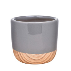 Imagem de VASO DECORATIVO BOHO 10CM NEVOA EM CERÂMICA - GRILLO  - Grillo Ltda