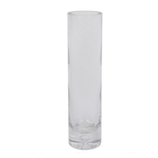 Imagem de VASO DECORATIVO DE VIDRO TRANSPARENTE 6X6X25CM - GRILLO 52861 - Grillo Ltda