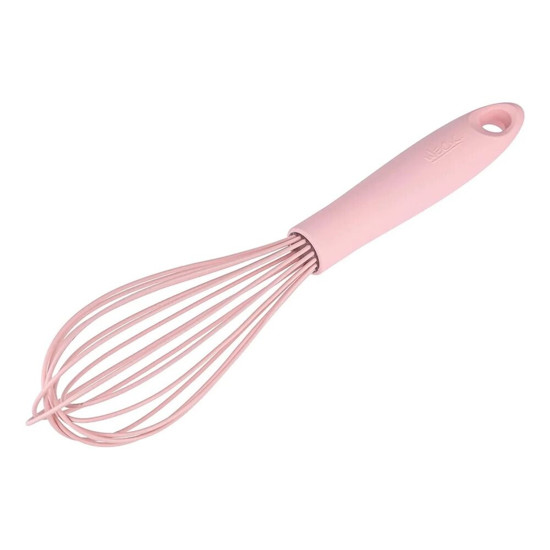 Imagem BATEDOR DE OVOS E MASSAS FOUET MANUAL SILICONE 31CM ROSA WECK 