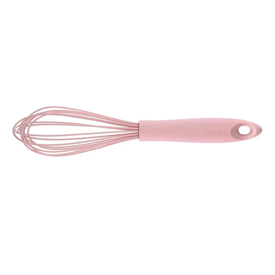 Imagem BATEDOR DE OVOS E MASSAS FOUET MANUAL SILICONE 31CM ROSA WECK 