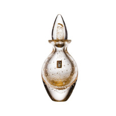 Imagem de GARRAFA DECORATIVA DE CRISTAL E OURO 24K 29X15X15CM - Antonini Comercial E Distribuidora Ltda