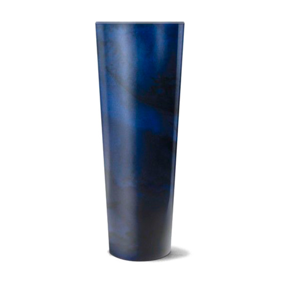 Imagem VASO DECORATIVO CLASSIC CONE 100 AZUL COBALTO 100X38X27,6CM - NUTRIPLAN 