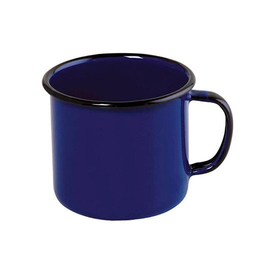 Imagem CANECA ESMALTADA 150ML COR AZUL 8,5X6X6CM - MIMO