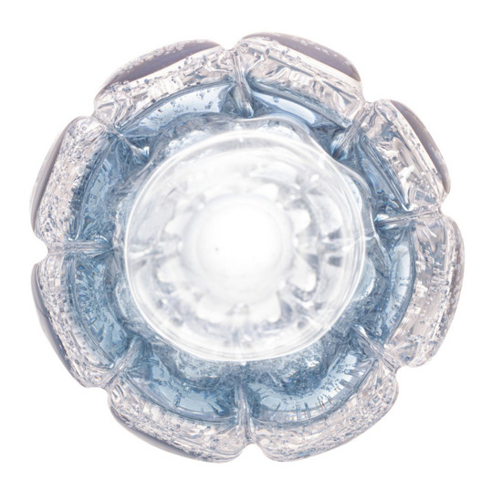 Imagem VASO DE VIDRO ITALY AZUL 12CM X 17CM - LYOR