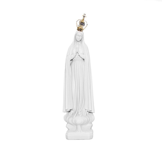 Imagem IMAGENS DECORATIVA NOSSA SENHORA  DE FATIMA 43CM COM COROA DOURADA - VIGORE 