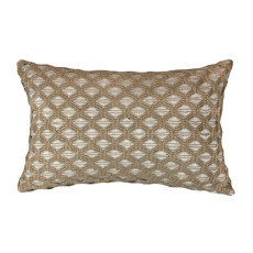 Imagem de ALMOFADA CROCHE RENDADO 35X52CM COR BEGE - DECORTEXTIL - B H Turqueto Decoracoes Me