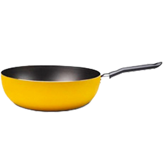 Imagem FRIGIDEIRA WOK BRINOX FUN COLORS ANTIADERENTE 24CM 2,3L MOSTARDA