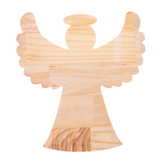 Imagem TÁBUA ANJO EM MADEIRA PINUS 30CM X 35CM X 1,5CM - WOODART