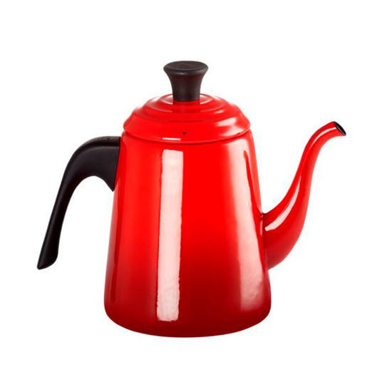 Imagem BULE 700ML AÇO CARBONO ESMLATDO VERMELHO - LE CREUSET 