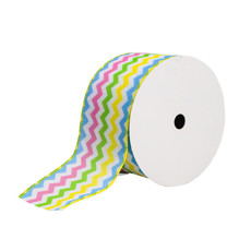 Imagem de FITA DECORATIVA ARAMADA COLORIDA 6,3 CM X 9,14 M - Importsul Ltda Me