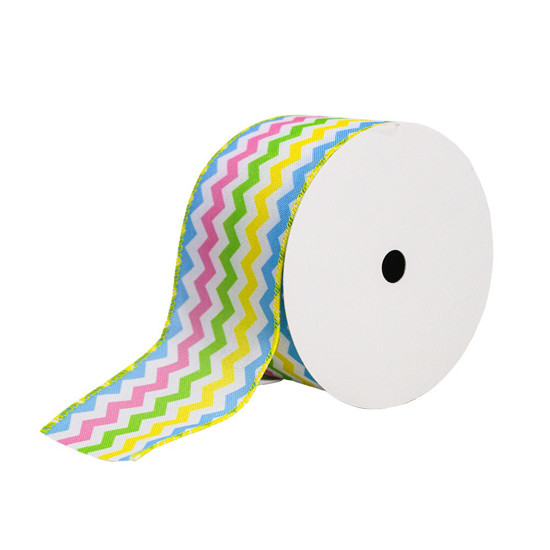 Imagem FITA DECORATIVA ARAMADA COLORIDA 6,3 CM X 9,14 M