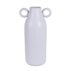 Imagem de VASO DECORATIVO MINIMALISTA EM CERÂMICA COR AZUL 27X10X14CM - GRILLO 55917 - Grillo Ltda