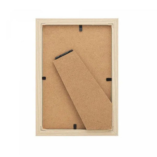 Imagem PORTA-RETRATO DE MDF 15CM X 20CM COR BEGE E BRANCO 