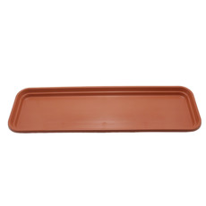 Imagem de PARA FLOREIRA Nº3 COR TERRACOTA DE RESINA DE POLIPROPILENO 57,5X18CM  - Atacaplast Comercio E Distribuidora Ltda