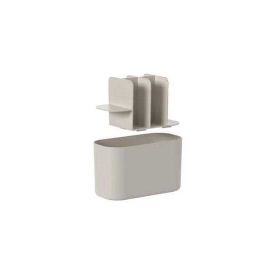 Imagem ORGANIZADOR  COM DIVISORIAS BOLD COR BEGE FECHADO 16,8X8,4X9,8CM