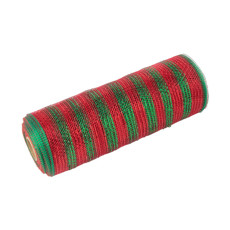 Imagem de TELA DECORATIVA DE POLIÉSTER COR VERMELHO E VERDE 25.4CMX8M - TOK DA CASA - Cromus Embalagens Ind. E Com. Ltda