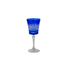 Imagem de TAÇA PARA ÁGUA EM CRISTAL COR AZUL 9X9X21CM  - Lucatti Artes E Decoracoes Ltda