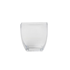 Imagem de VASO DECORATIVO EM VIDRO COR TRANSPARENTE 15X7X15CM - Cross Comercial Ltda