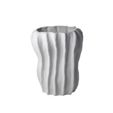 Imagem de VASO DECORATIVO BRANCO EM CERÂMICA 30X22X43 CM - GRILLO 58469 - Grillo Ltda