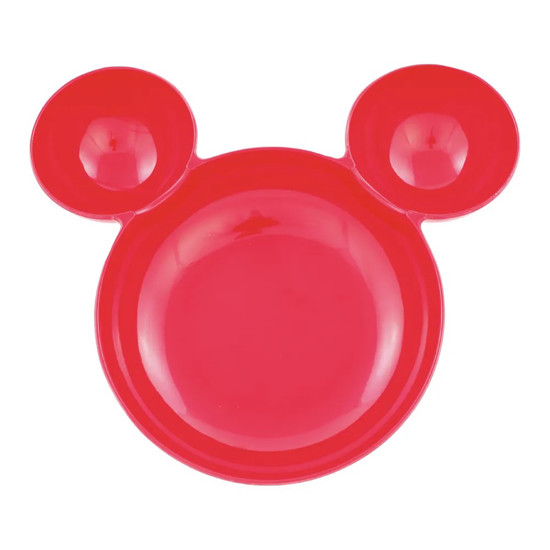 Imagem BOWL VERMELHO EM FORMATO MICKEY COM ORELHAS EM MELAMINA 5X30X25 CM