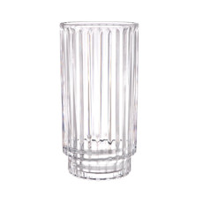 Imagem de VASO DECORATIVO DÓRICA EM CRISTAL ECOLÓGICO TRANSPARENTE 27X14X14 CM - Full Fit Industria Importacao E Comercio Ltda.