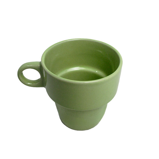 Imagem CANECA EM CERÂMICA VERDE 210ML 8X11X8 CM