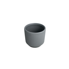 Imagem de VASO DECORATIVO EM CERÂMICA CINZA 12X13 CM - GRILLO 968486 - Grillo Ltda