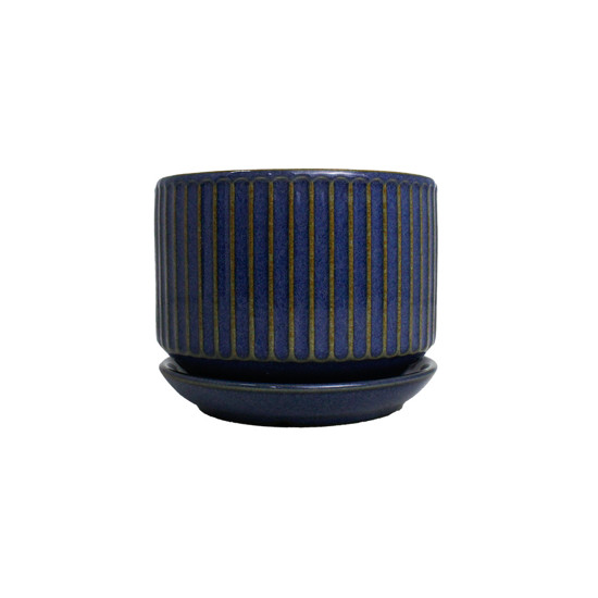 Imagem VASO DECORATIVO EM CERÂMICA AZUL 9X11 CM - GRILLO 968764