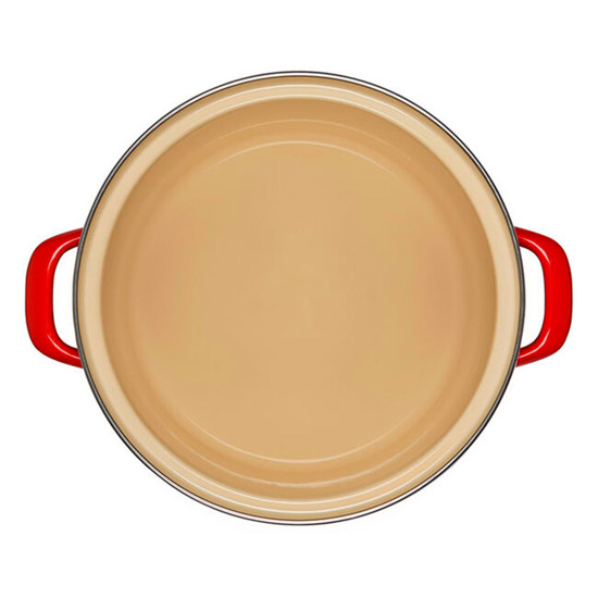 Imagem STOCKPOT VERMELHA 7,6L EM AÇO ESMALTADO 19X31X25 CM - LE CREUSET